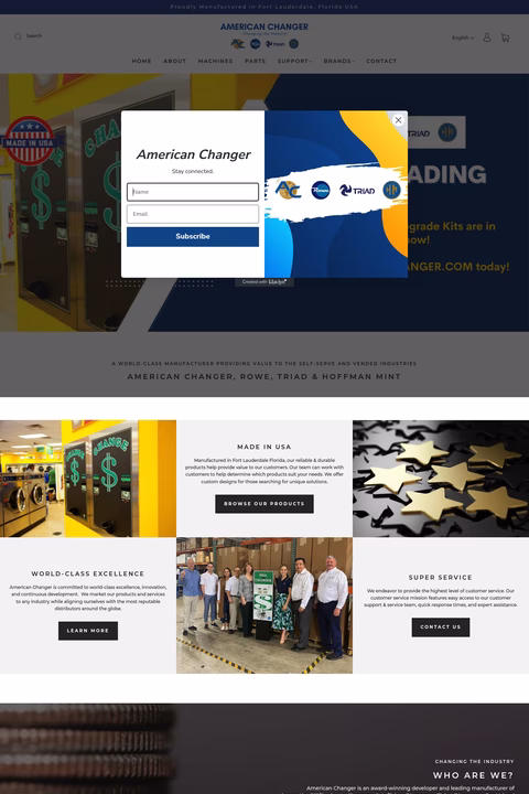 American-Changer Homepage 1440px