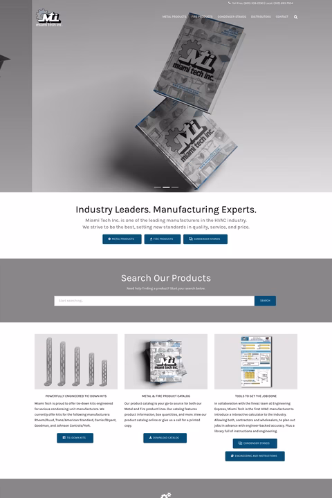 Miami-Tech Homepage 1440px
