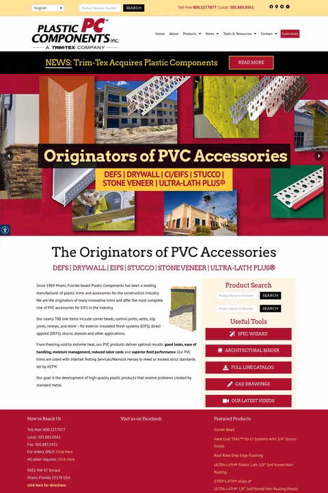 Plastic-Components Homepage 1440px