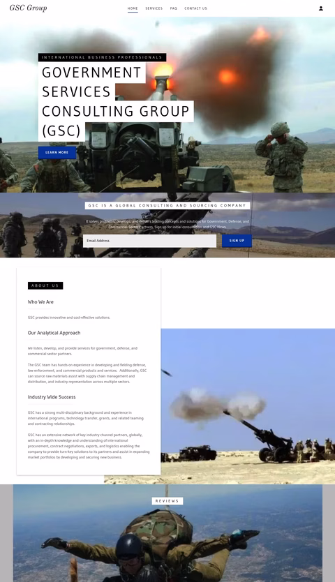 Government-Services-Consulting-Group Homepage 1440px