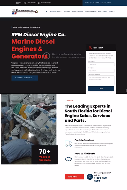 Rpm-Diesel-Engine Homepage 1440px