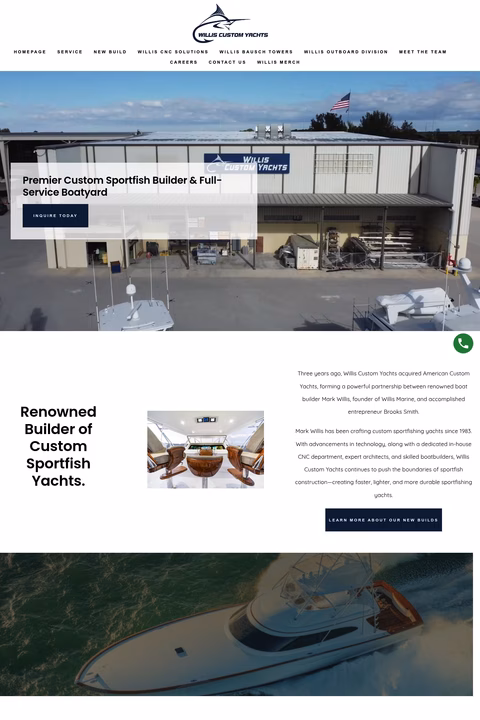 Willis-Custom-Yachts Homepage 1440px
