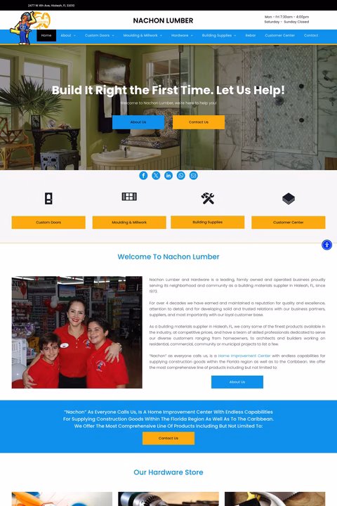 Nachon-Lumber-Hardware Homepage 1440px