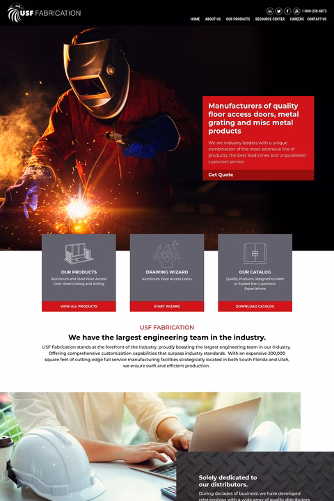 Usf-Fabrication Homepage 1440px
