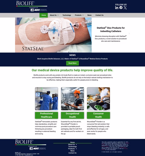 Biolife Homepage 1440px