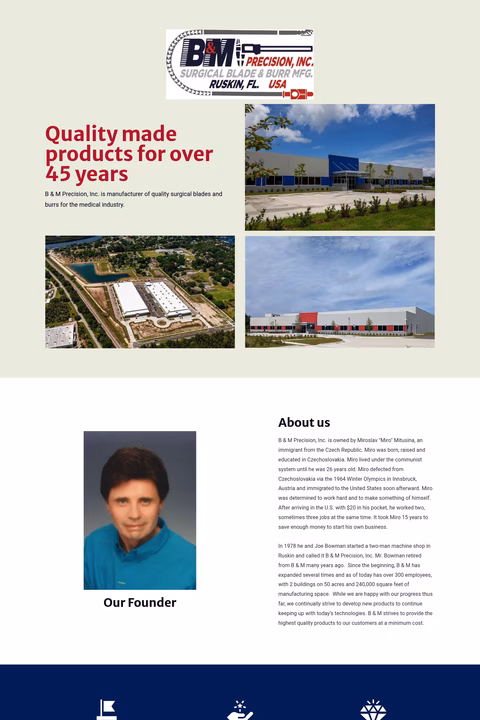 B-M-Precision Homepage 1440px