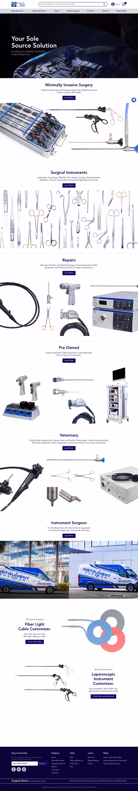 Surgical-Direct Homepage 1440px