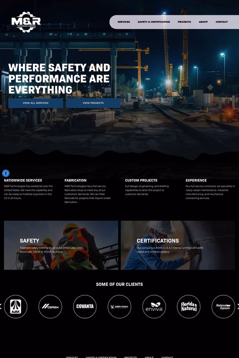 M-R-Technologies Homepage 1440px