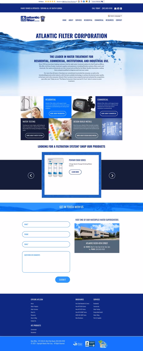 Atlantic-Filter-Corporation Homepage 1440px