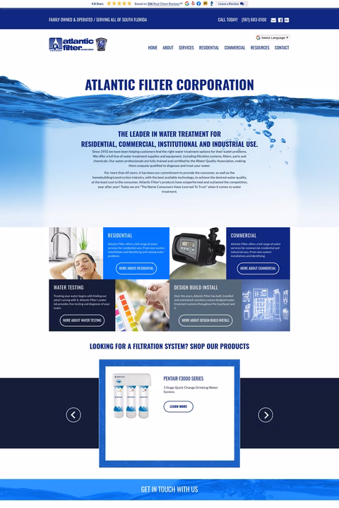 Atlantic-Filter-Corporation Homepage 1440px