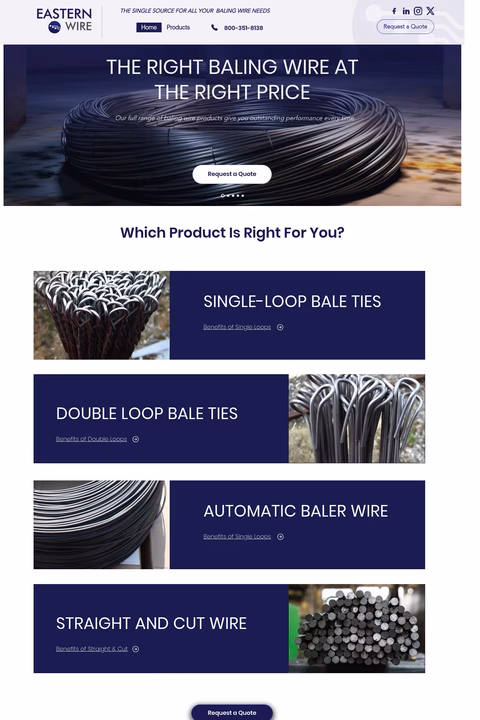 Eastern-Wire Homepage 1440px