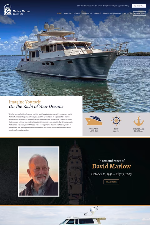Marlow-Marine-Sales Homepage 1440px