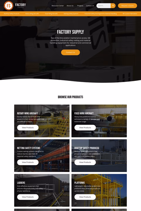 Factory-Supply Homepage 1440px