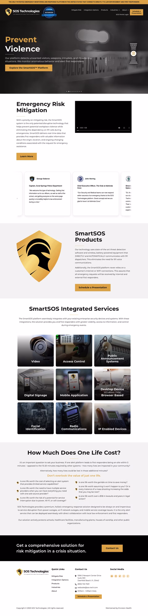 Sos-Technologies Homepage 1440px