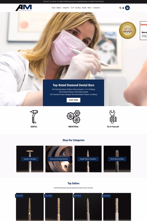 A-M-Instruments Homepage 1440px
