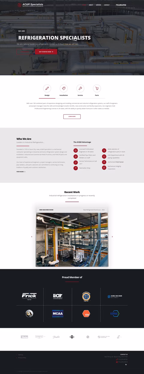 Ac-R-Specialists Homepage 1440px