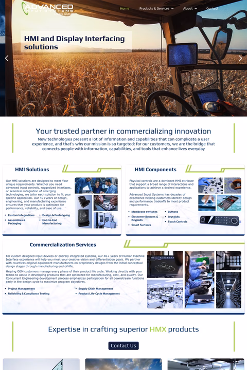 Advanced-Input-Systems Homepage 1440px