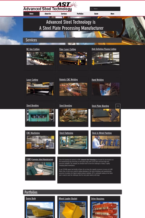 Advanced-Steel-Technology Homepage 1440px