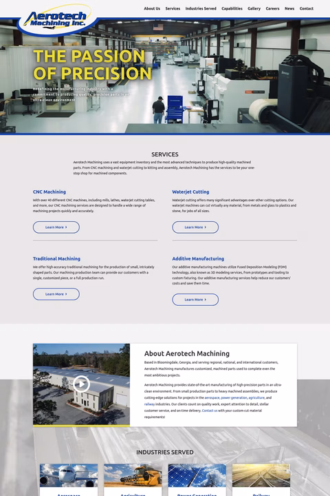 Aerotech-Machining Homepage 1440px