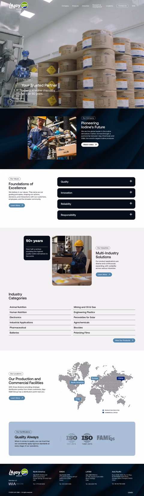 Ajay-North-America Homepage 1440px