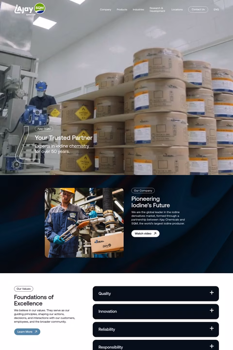 Ajay-North-America Homepage 1440px