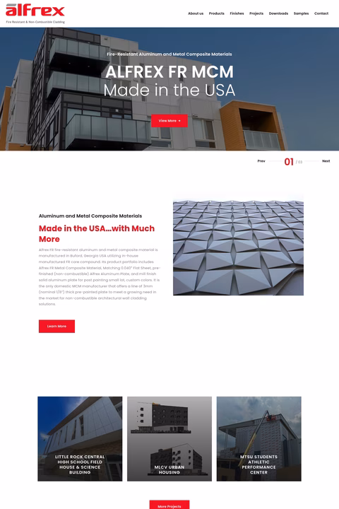 Alfrex Homepage 1440px