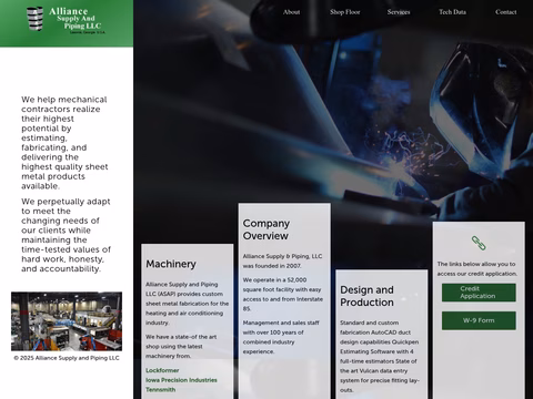 Alliance-Supply-Piping Homepage 1440px