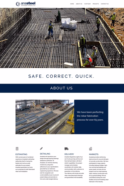 Anasteel-Supply-Company Homepage 1440px