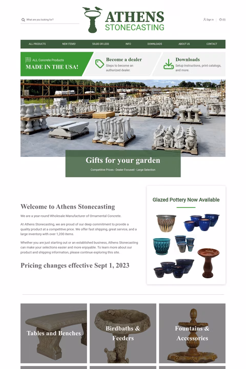 Athens-Stonecasting Homepage 1440px