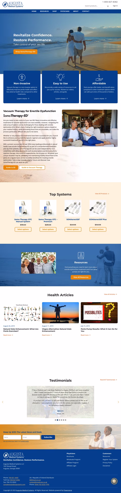 Augusta-Medical-Systems Homepage 1440px
