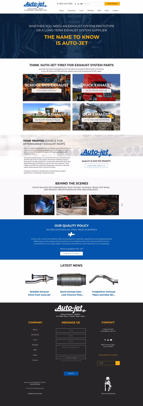 Auto-Jet-Muffler Homepage 1440px