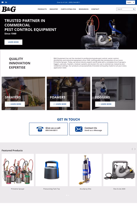 B-G-Equipment Homepage 1440px