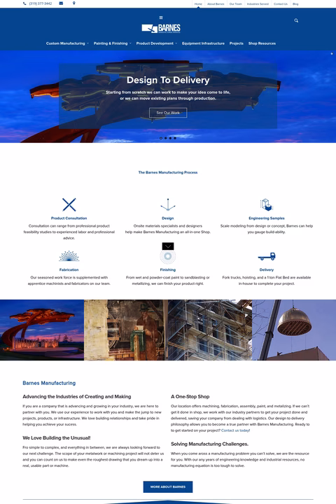 Barnes-Manufacturing Homepage 1440px