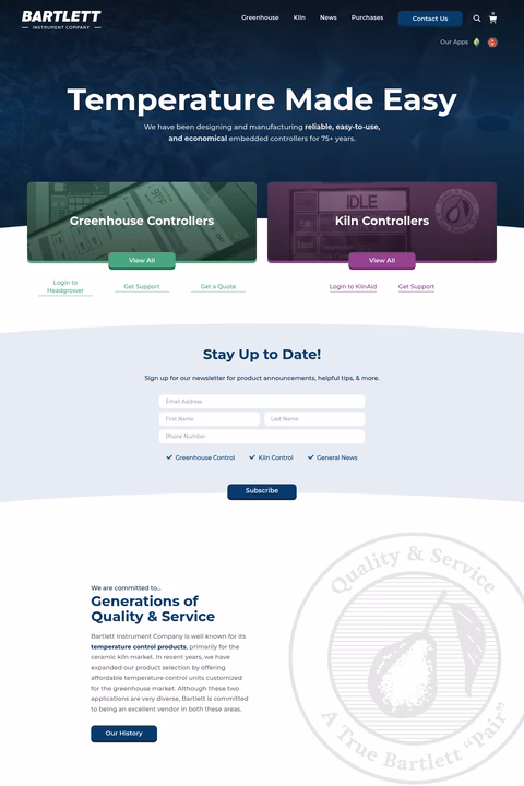Bartlett-Instrument-Company Homepage 1440px
