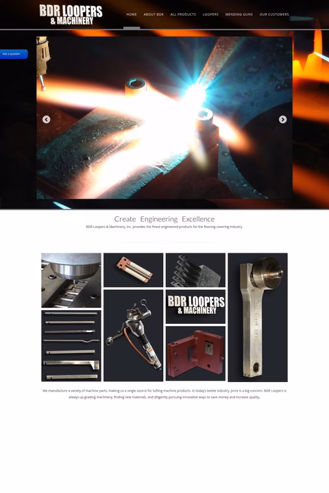 Bdr-Loopers-Machinery Homepage 1440px