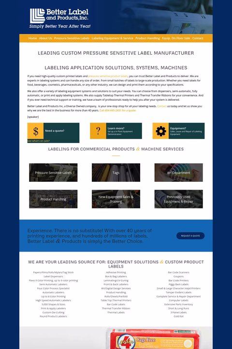 Better-Label-Products Homepage 1440px