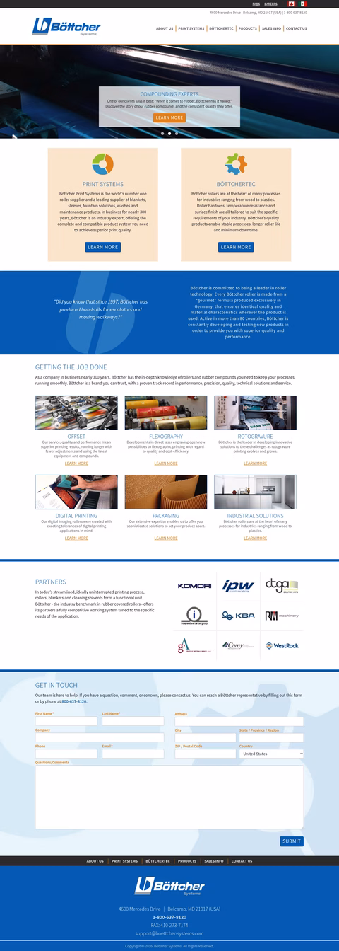 Böttcher-Systems Homepage 1440px