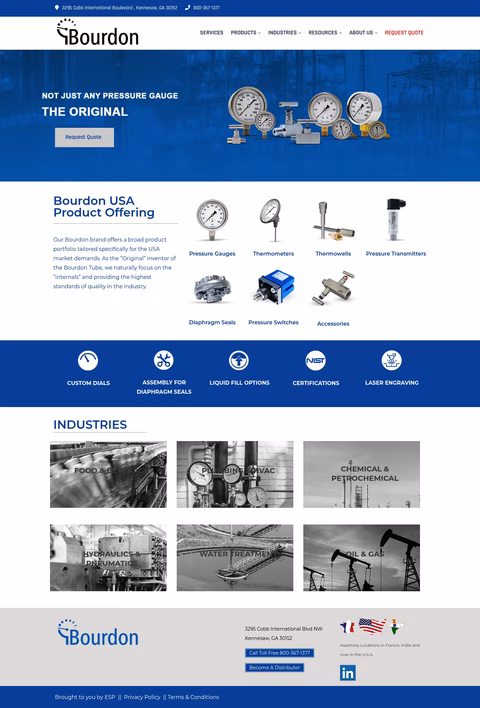 Bourdon-Usa Homepage 1440px