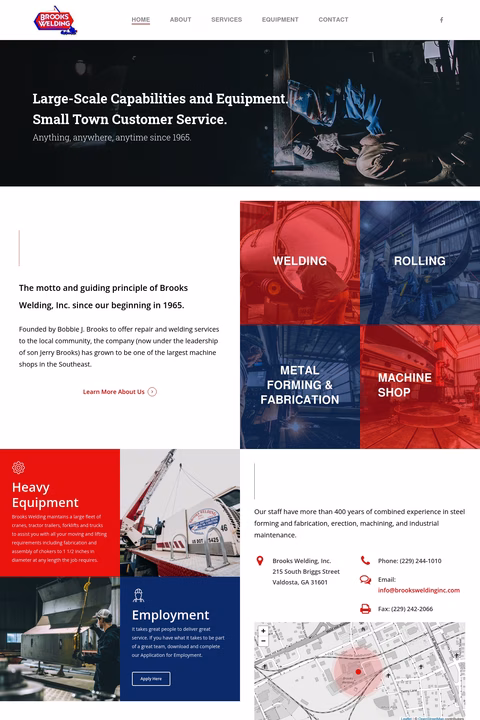 Brooks-Welding Homepage 1440px