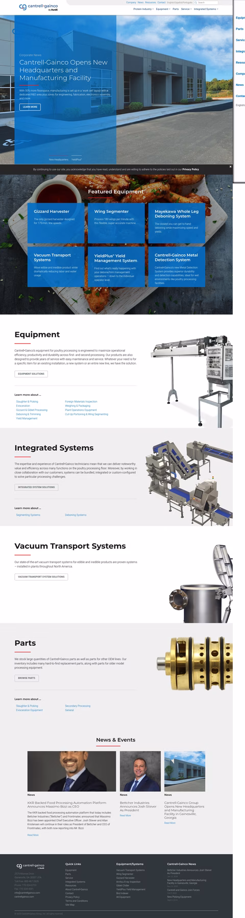 Cantrell-Gainco Homepage 1440px