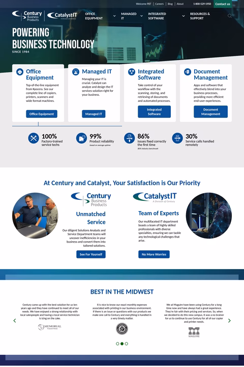 Century-Business-Products Homepage 1440px