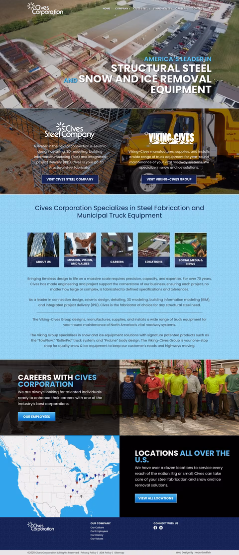 Cives-Corporation Homepage 1440px