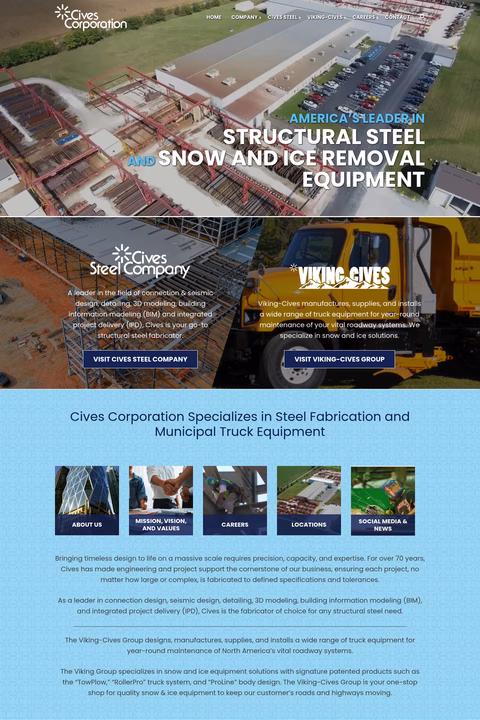 Cives-Corporation Homepage 1440px