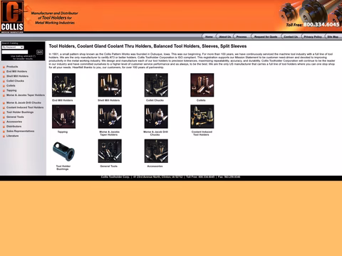 Collis-Toolholder Homepage 1440px