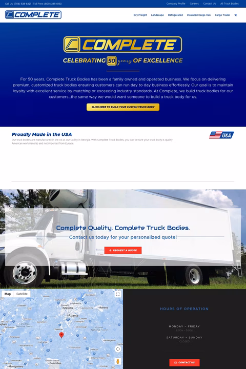 Complete-Truck-Bodies Homepage 1440px