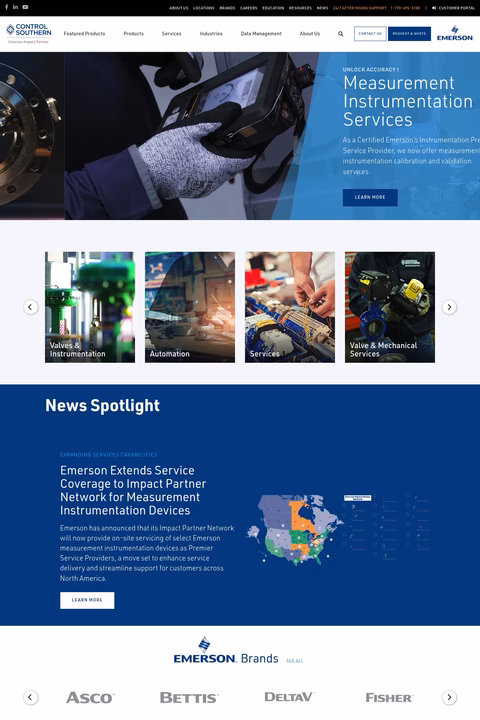 Control-Southern Homepage 1440px