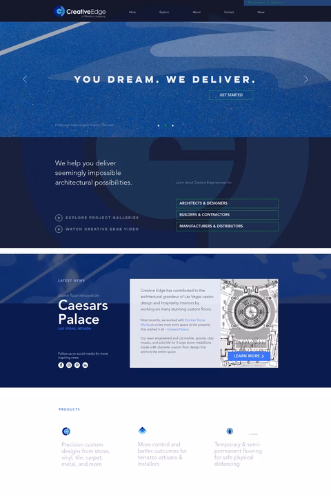 Creative-Edge Homepage 1440px