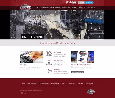Criterion-Manufacturing Homepage 1440px