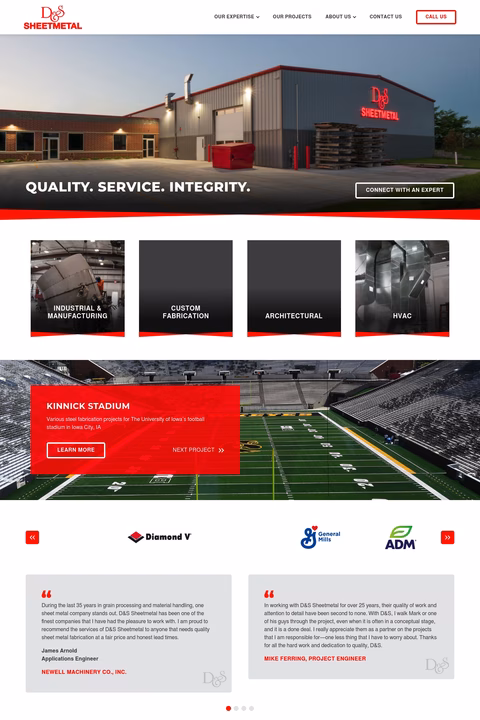 D-S-Sheetmetal Homepage 1440px