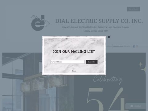 Dial-Electric-Supply Homepage 1440px